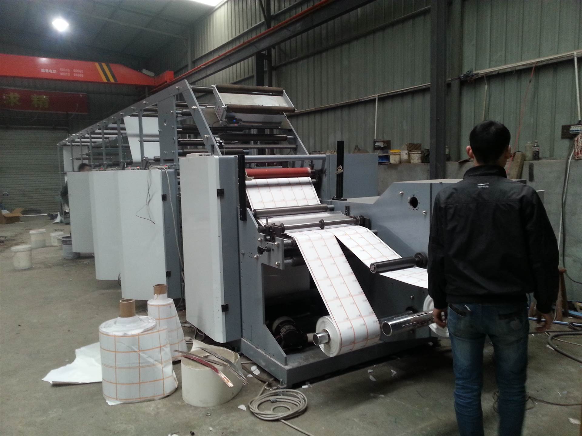 ch886-卷筒紙張柔版印刷機,紙張印刷機-浙江省瑞安市.